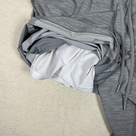 Lululemon Shorts Mens Large Gray Heather Lined Training Drawstring Pockets - Picture 8 of 8